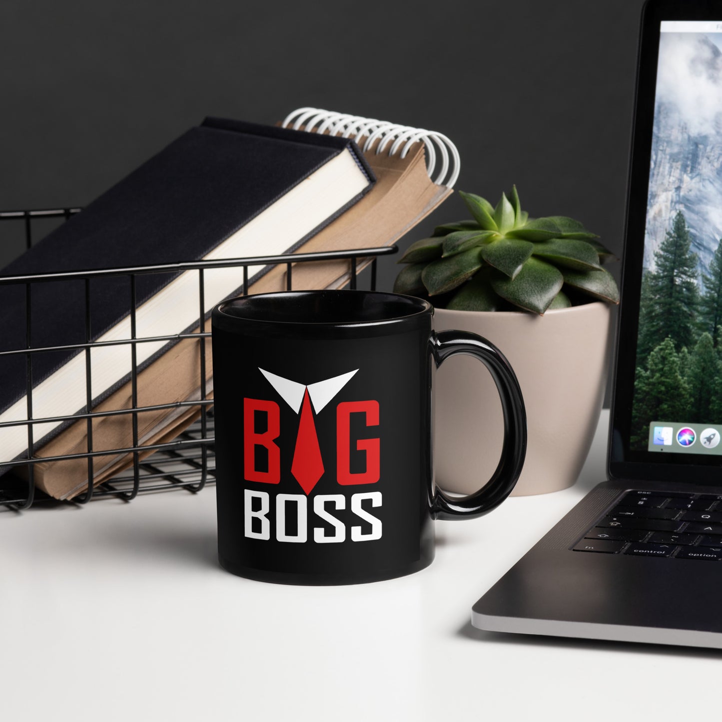 Big Boss - Black Glossy Mug